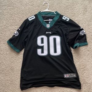 Jordan Davis Philadelphia Eagles Mens Large Stitched Jersey Black NEW